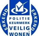 Logo Politiekeurmerk Veilig Wonen